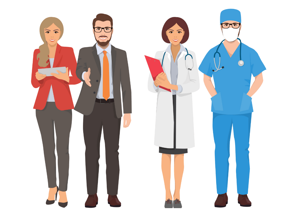 PrepMD Professionals cardiac medical device professionals illustration
